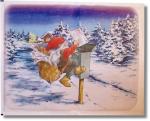 Weihnachtsluftpolstertasche "Briefkasten" B4 (50 Stuck = EURO 89,00)